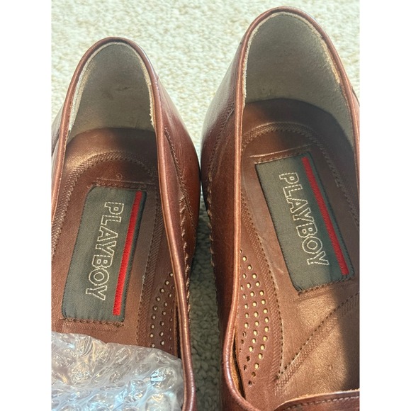 Playboy Retro Brown Leather Oxford Dress Shoes Men\'s Size 10 D – Pre-Owned main image 10